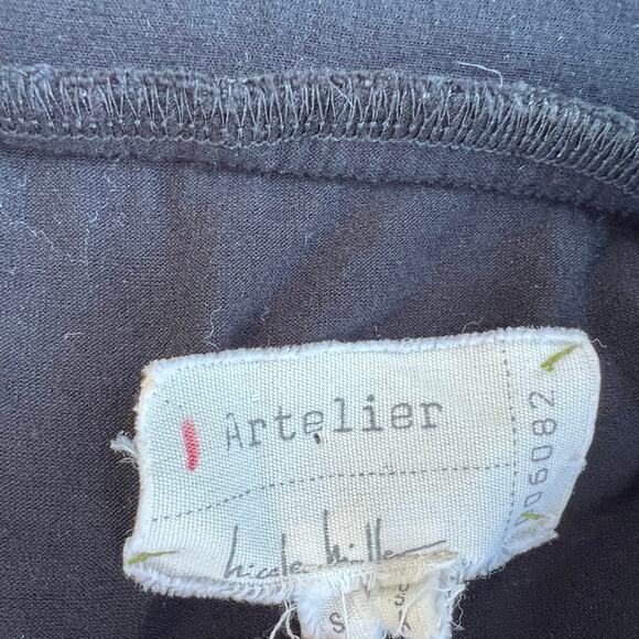 Artelier Nicole Miller Navy Women’s Cotton Skirt: Size Small - Picture 4 of 5